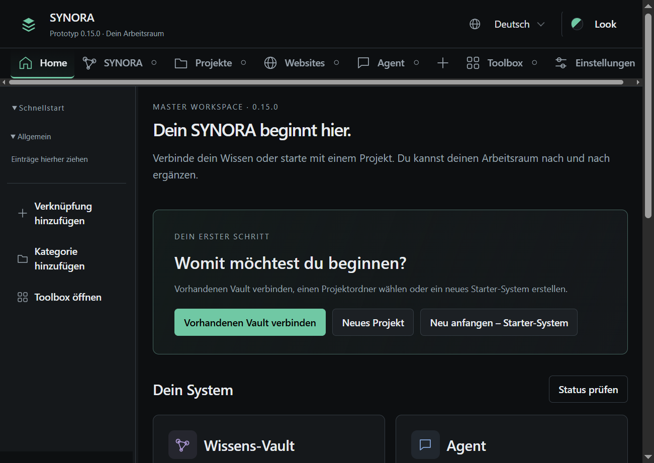 JANCORE 0.9.0, frisches Testprofil
